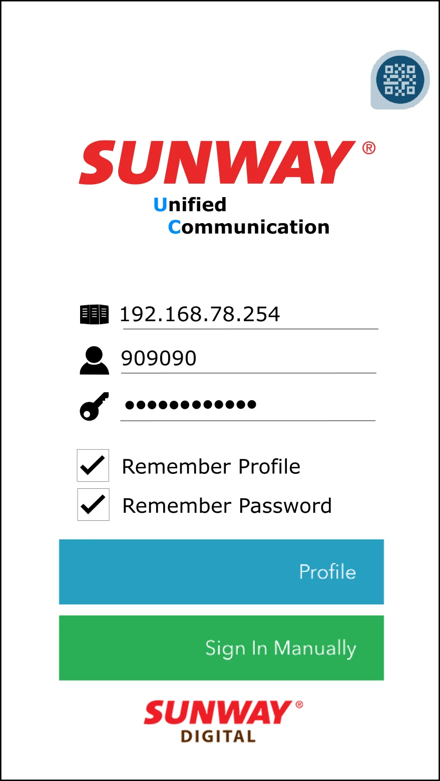 Sunway Unified Communication screenshot